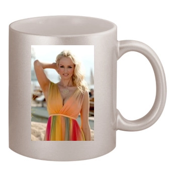 Adriana Karembeu 11oz Metallic Silver Mug