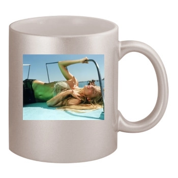 Adriana Karembeu 11oz Metallic Silver Mug