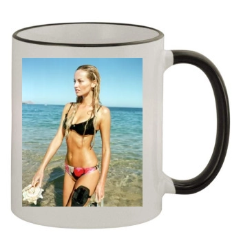 Adriana Karembeu 11oz Colored Rim & Handle Mug