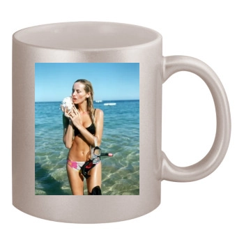 Adriana Karembeu 11oz Metallic Silver Mug