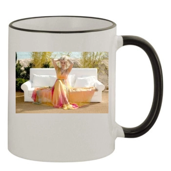 Adriana Karembeu 11oz Colored Rim & Handle Mug