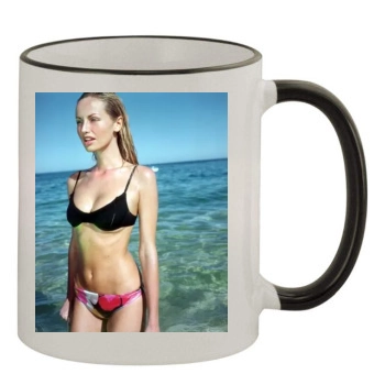 Adriana Karembeu 11oz Colored Rim & Handle Mug