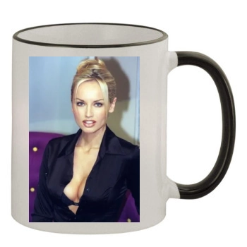 Adriana Karembeu 11oz Colored Rim & Handle Mug