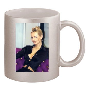 Adriana Karembeu 11oz Metallic Silver Mug