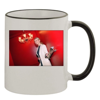 Adriana Karembeu 11oz Colored Rim & Handle Mug