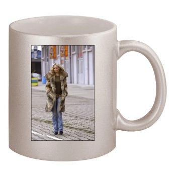 Adriana Karembeu 11oz Metallic Silver Mug