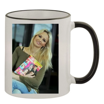 Adriana Karembeu 11oz Colored Rim & Handle Mug