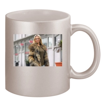 Adriana Karembeu 11oz Metallic Silver Mug