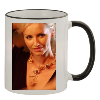 Adriana Karembeu 11oz Colored Rim & Handle Mug