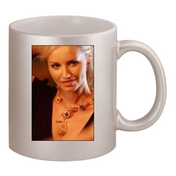 Adriana Karembeu 11oz Metallic Silver Mug