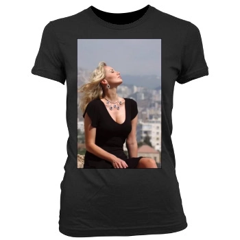 Adriana Karembeu Women's Junior Cut Crewneck T-Shirt