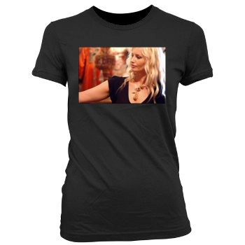 Adriana Karembeu Women's Junior Cut Crewneck T-Shirt