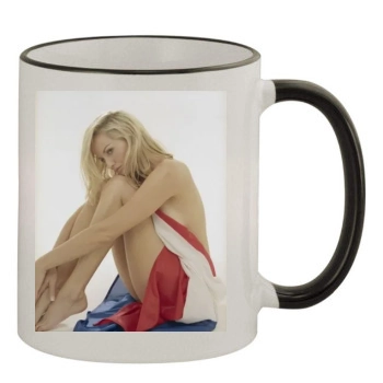 Adriana Karembeu 11oz Colored Rim & Handle Mug