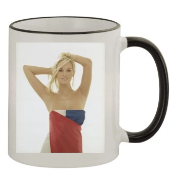 Adriana Karembeu 11oz Colored Rim & Handle Mug