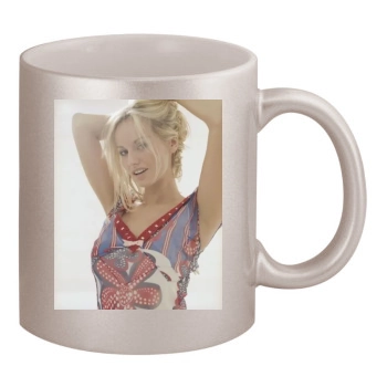 Adriana Karembeu 11oz Metallic Silver Mug