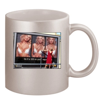 Adriana Karembeu 11oz Metallic Silver Mug