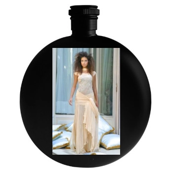 Adriana Lima Round Flask