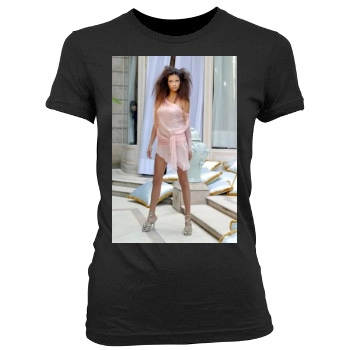 Adriana Lima Women's Junior Cut Crewneck T-Shirt