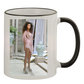 Adriana Lima 11oz Colored Rim & Handle Mug