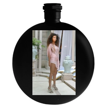 Adriana Lima Round Flask