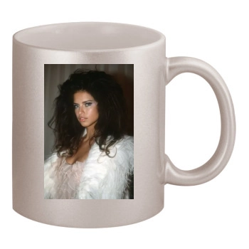 Adriana Lima 11oz Metallic Silver Mug