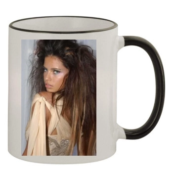 Adriana Lima 11oz Colored Rim & Handle Mug