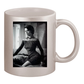 Adriana Lima 11oz Metallic Silver Mug