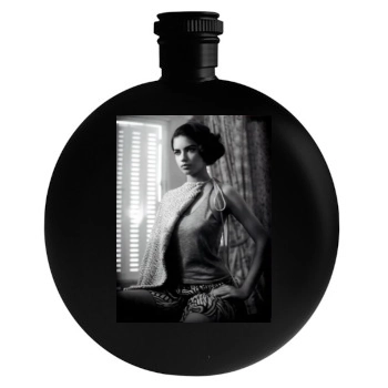 Adriana Lima Round Flask