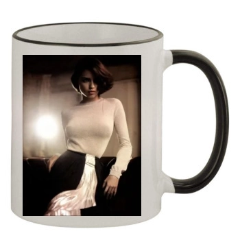 Adriana Lima 11oz Colored Rim & Handle Mug