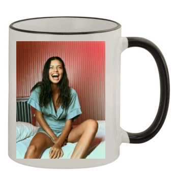 Adriana Lima 11oz Colored Rim & Handle Mug