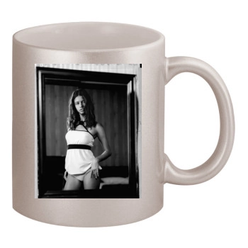 Adriana Lima 11oz Metallic Silver Mug