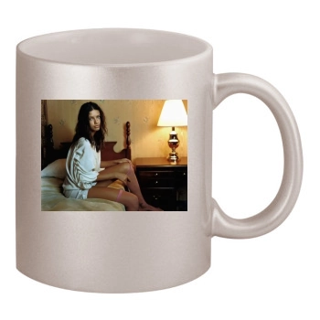 Adriana Lima 11oz Metallic Silver Mug