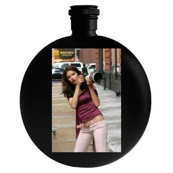 Adriana Lima Round Flask