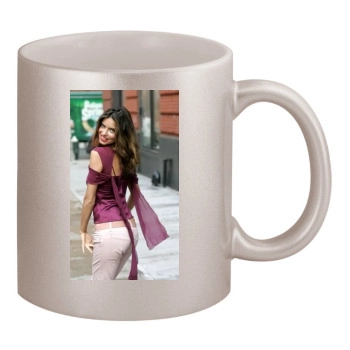 Adriana Lima 11oz Metallic Silver Mug