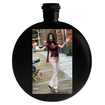 Adriana Lima Round Flask