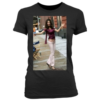 Adriana Lima Women's Junior Cut Crewneck T-Shirt