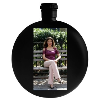 Adriana Lima Round Flask