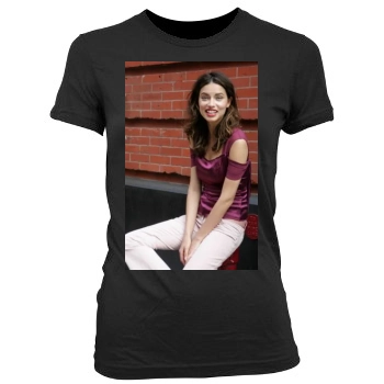 Adriana Lima Women's Junior Cut Crewneck T-Shirt