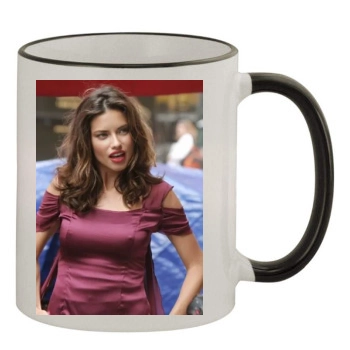 Adriana Lima 11oz Colored Rim & Handle Mug