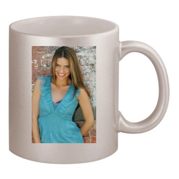 Adriana Lima 11oz Metallic Silver Mug