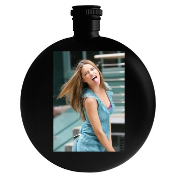 Adriana Lima Round Flask