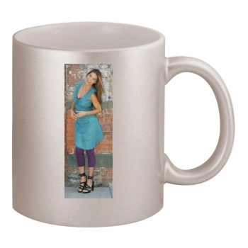 Adriana Lima 11oz Metallic Silver Mug