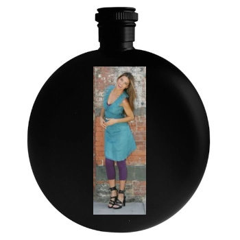 Adriana Lima Round Flask