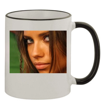 Adriana Lima 11oz Colored Rim & Handle Mug