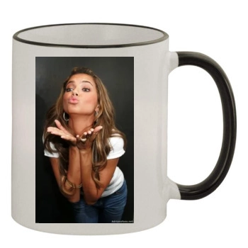 Adriana Lima 11oz Colored Rim & Handle Mug