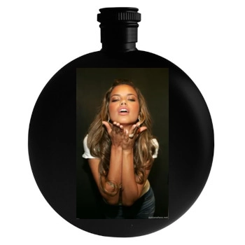 Adriana Lima Round Flask