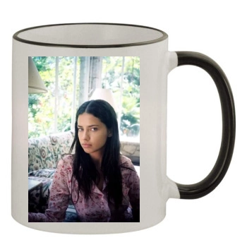 Adriana Lima 11oz Colored Rim & Handle Mug