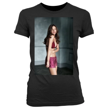 Adriana Lima Women's Junior Cut Crewneck T-Shirt