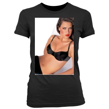 Adriana Lima Women's Junior Cut Crewneck T-Shirt