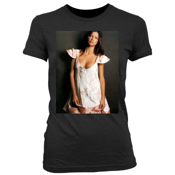 Adriana Lima Women's Junior Cut Crewneck T-Shirt